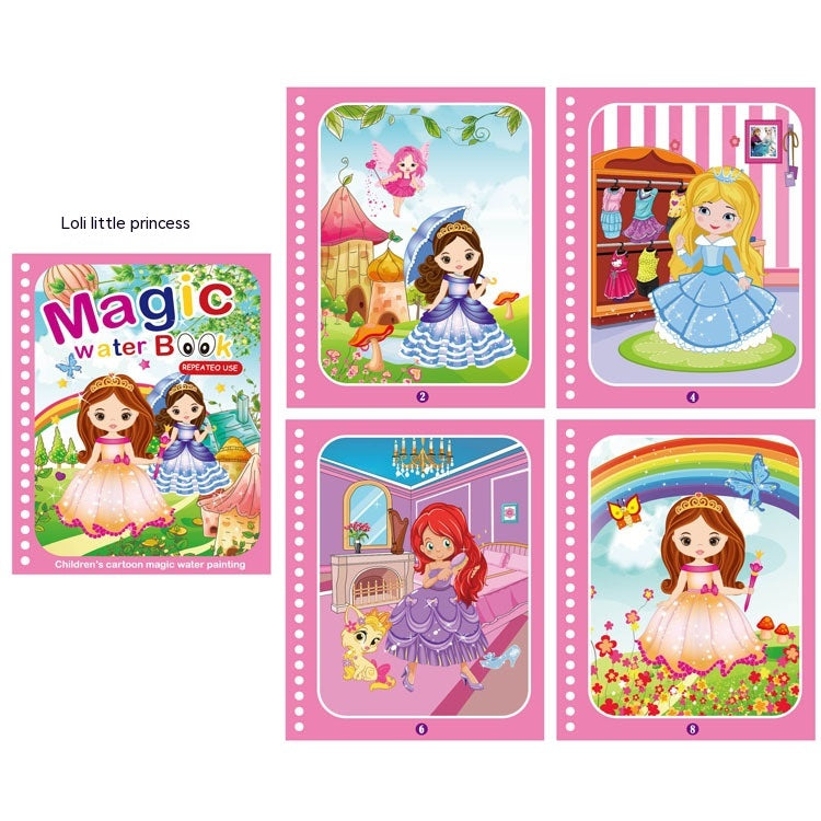 Children's Diy Magic Water Picture Book
