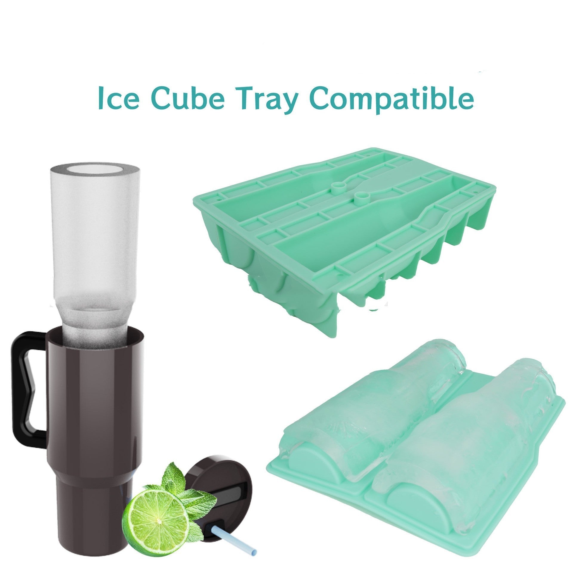 Ice Cube Molded Silicone Cup Ice Tray Pi-Mart