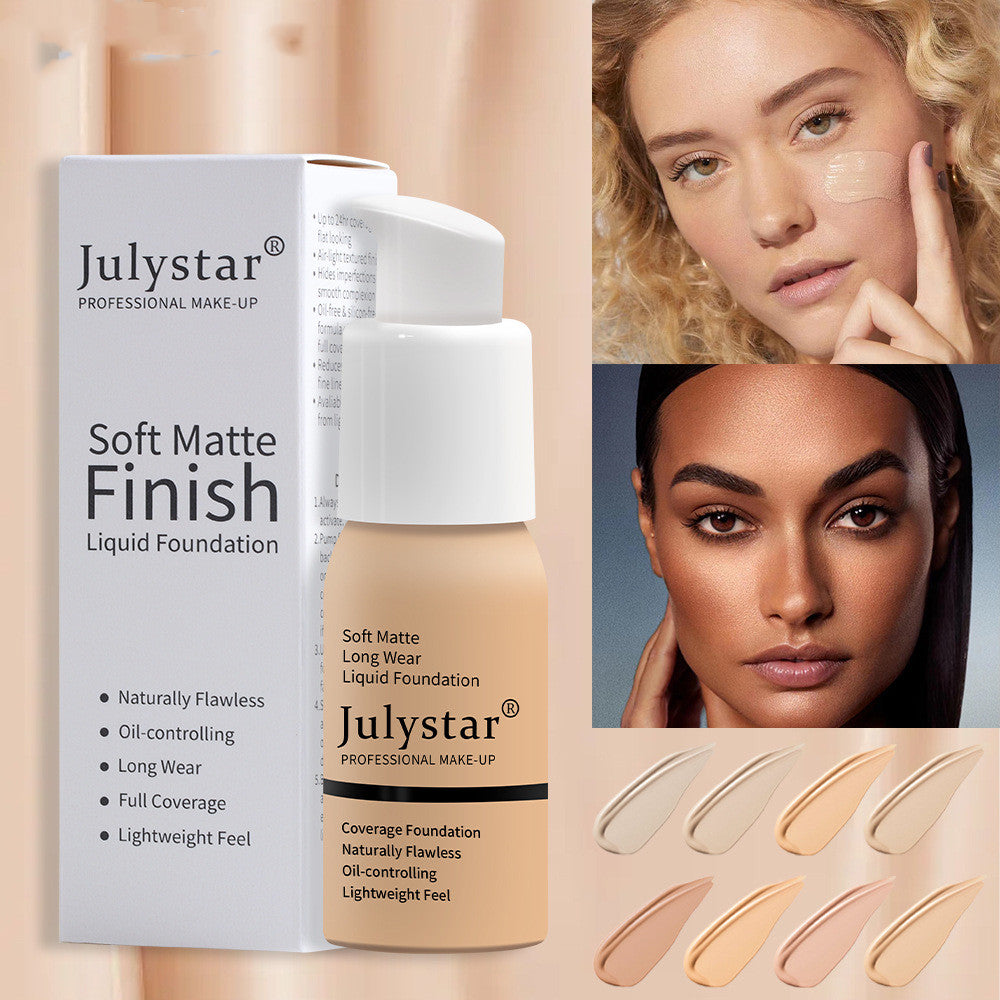 Waterproof Lasting Non Take Off Makeup Concealer Liquid Foundation Beauty Makeup Pi-Mart