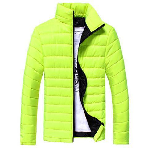 Men's Thickened Down Jacket - 100% White Goose Down Filled Loose Fit Coat