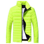 Men's Thickened Down Jacket - 100% White Goose Down Filled Loose Fit Coat