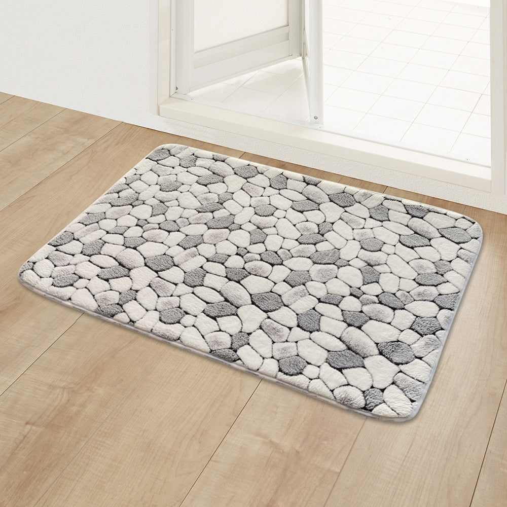 Door Kitchen Absorbent Carpet Bathroom Non-slip Floor Mat Pi-Mart