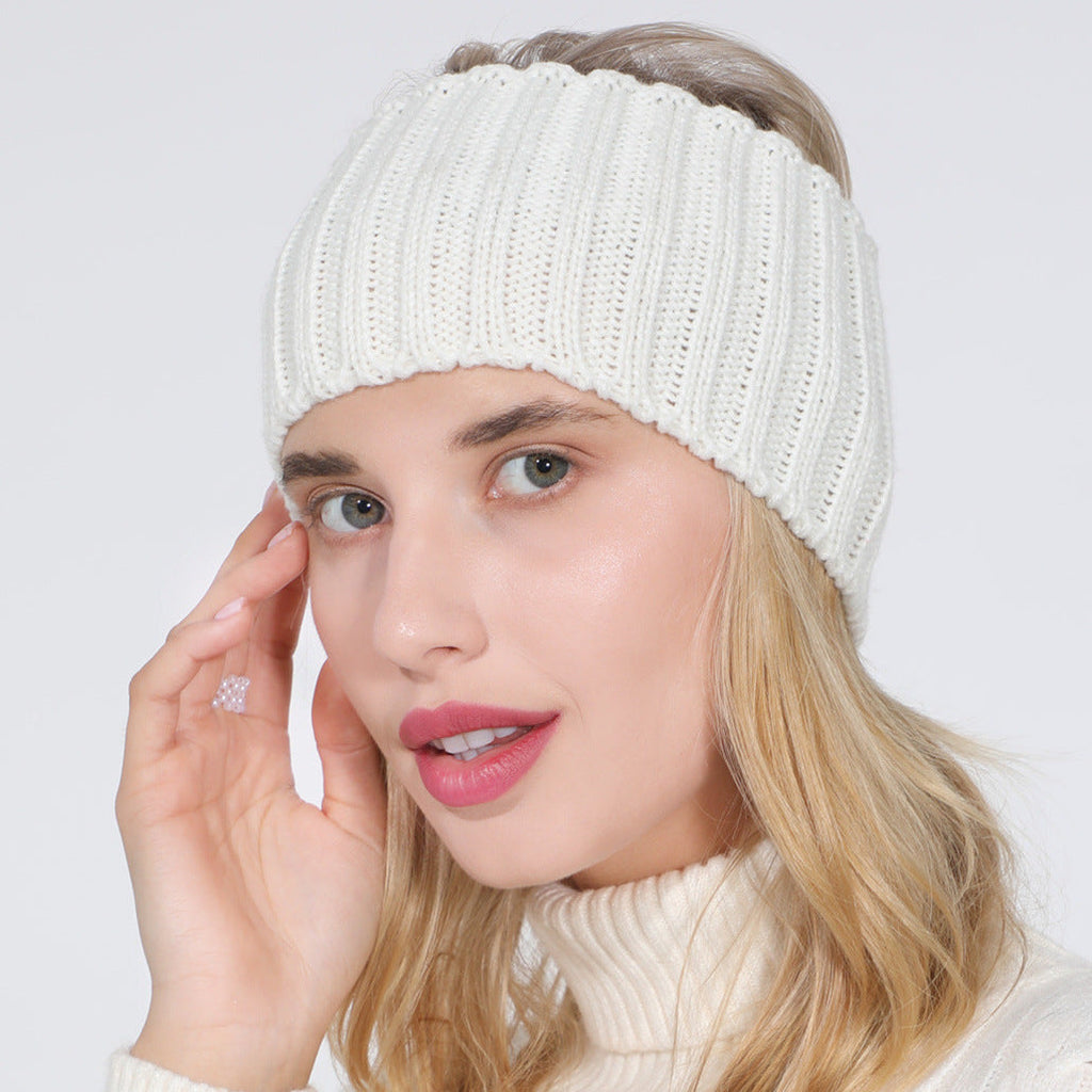 Knitted Hairband Ladies Air Top Ponytail Pi-Mart