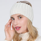 Knitted Hairband Ladies Air Top Ponytail Pi-Mart