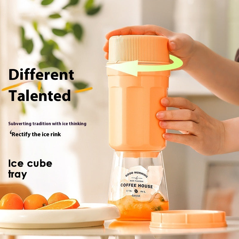 Plastic Rotating Ice Cube Mold Food Grade Household Ice-making Cup Pi-Mart
