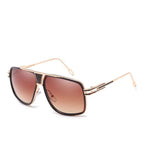 Modern Classic Oversized Men Sunglasses Luxury Brand New Glasses Square With High Quality Metal Frame and Polarized Mirror Glasses  Oculos de sol With  UV400 Prodection for Sun - SJB-DIAMOND ELITES