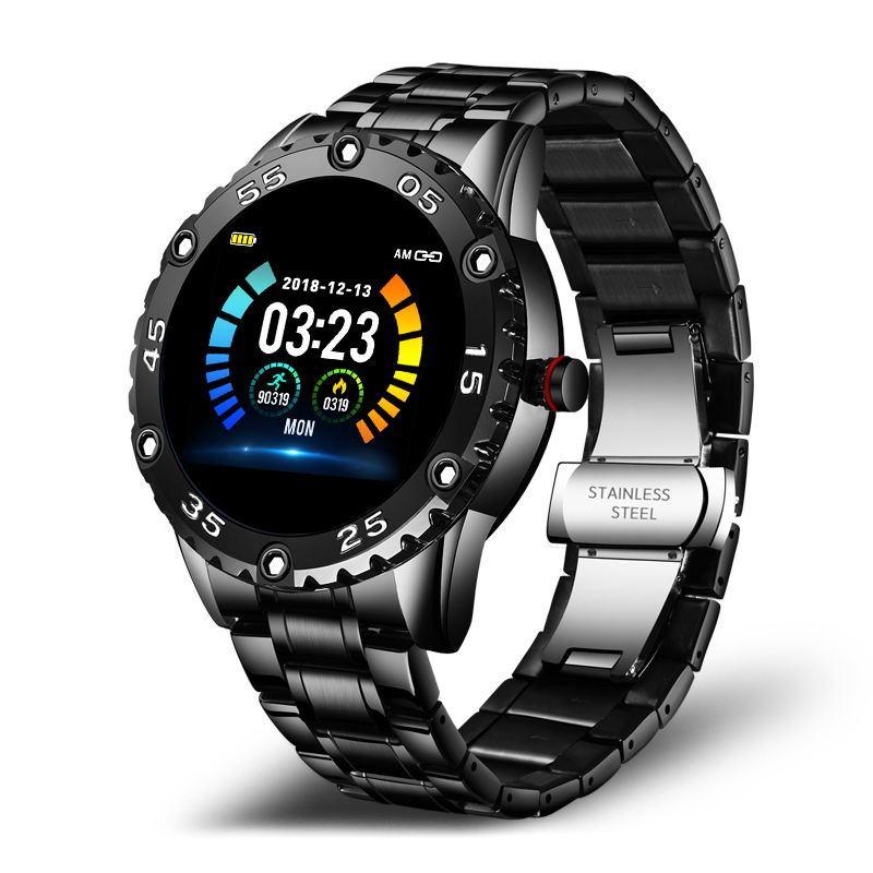New Smart Watch For Men  With IP67 Waterproof Protecion and Heart Rate Fitness Tracker Pedometer For Android and IOS sistems Steel Band Sports Men Smart Watch - SJB-DIAMOND ELITES