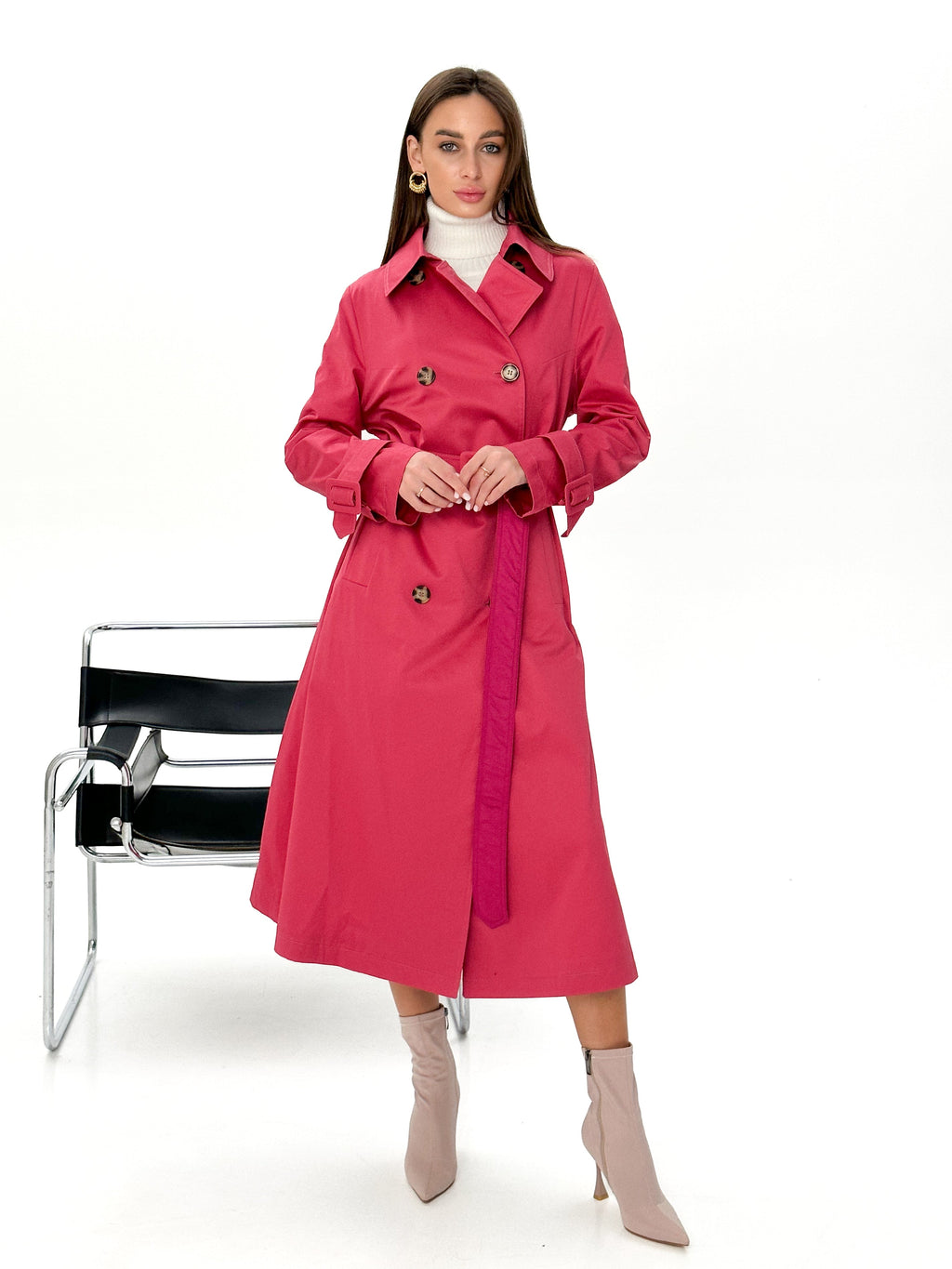 Athens Modern Trench Coat - SJB-DIAMOND ELITES