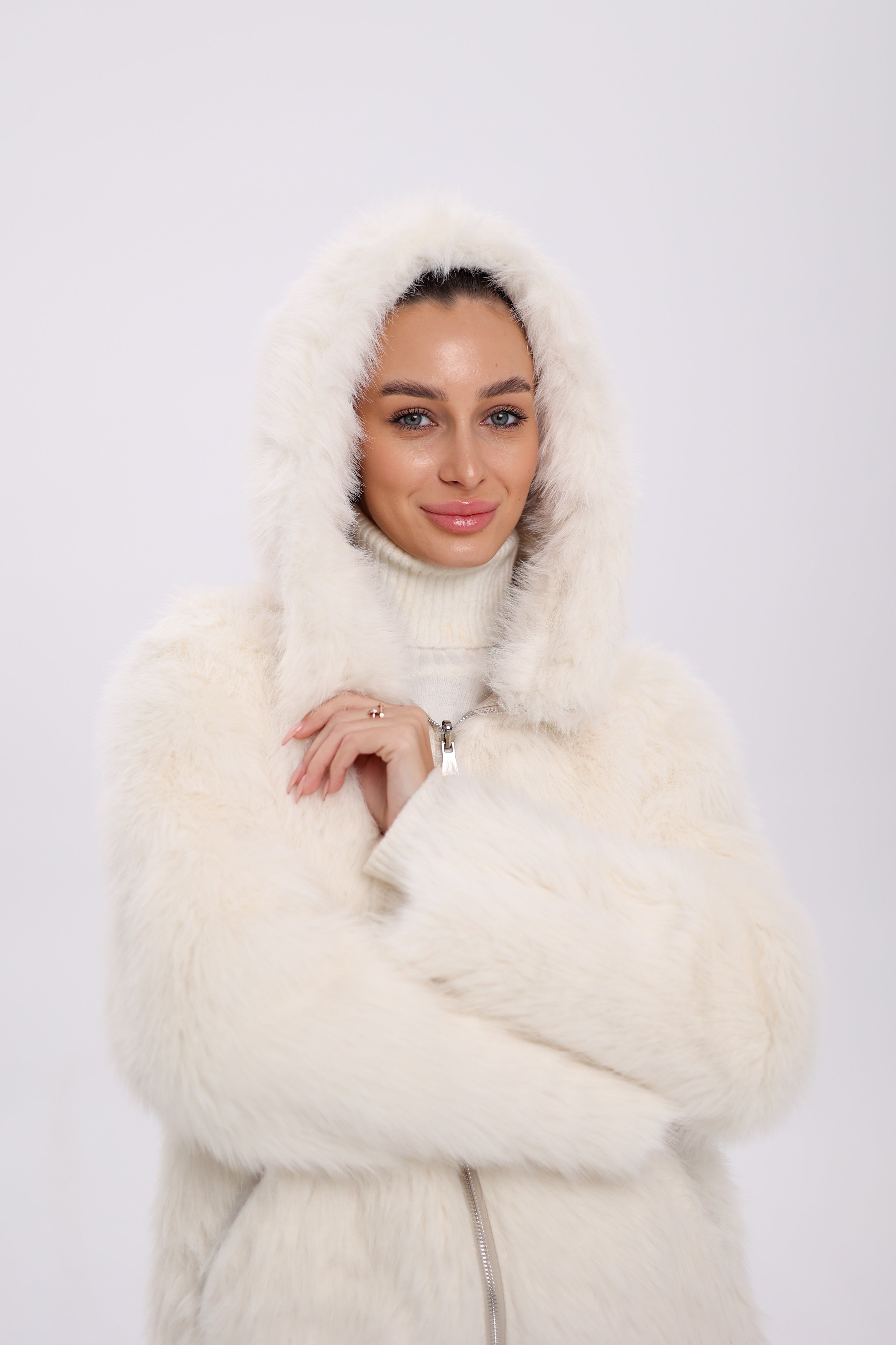 ⇆ Reversible Hooded Wool Blend Jacket - SJB-DIAMOND ELITES