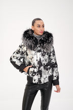 Glacier Fox Collar Down Fill Puffer - SJB-DIAMOND ELITES