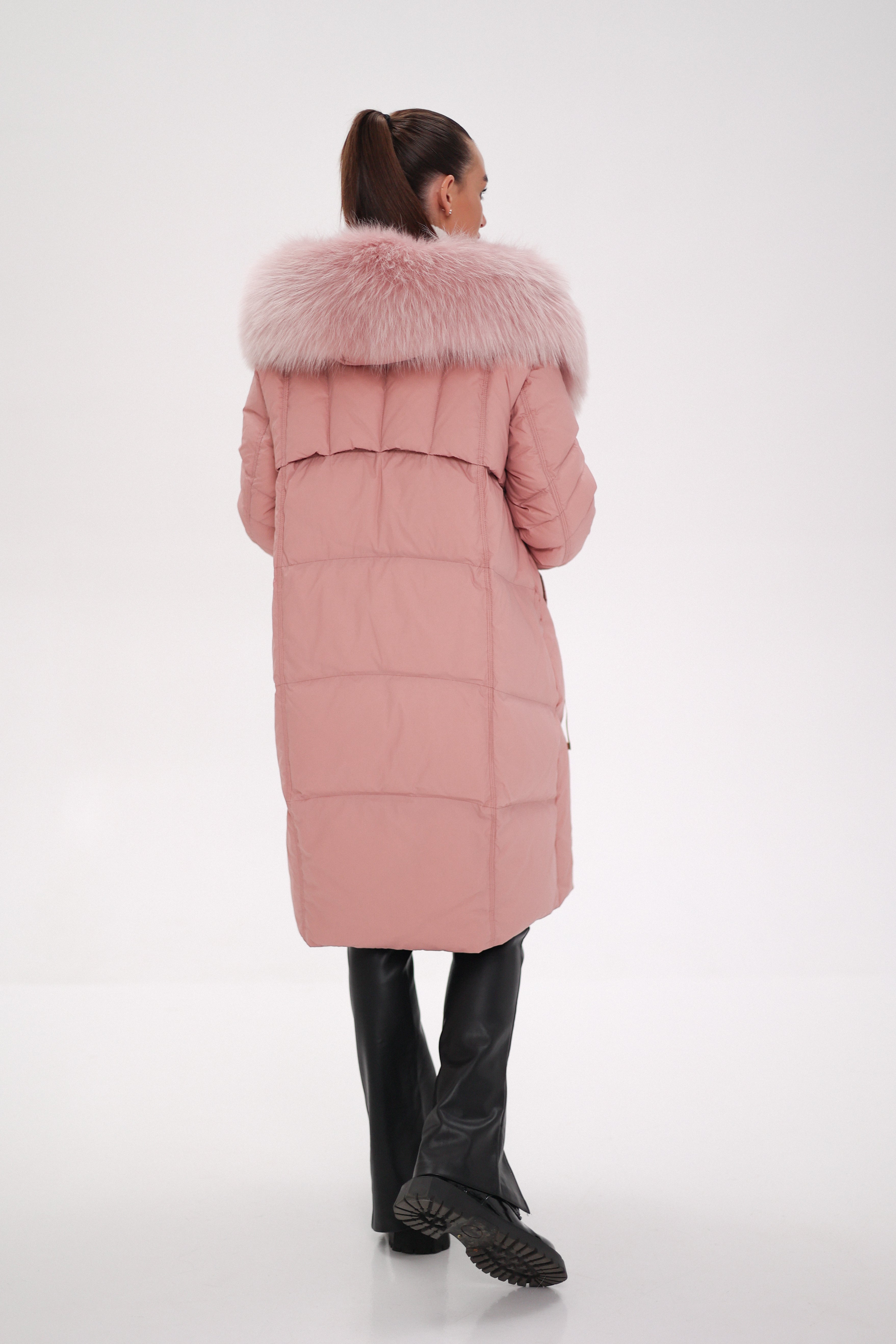 Genuine Fox Down Coat - SJB-DIAMOND ELITES