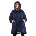 Hooded Pullover Sweater Women's Fall Winter Cold Protection