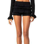 Women Knit Shorts Pi-Mart