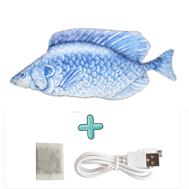 Cats USB Charger Interactive Toy Fish Pi-Mart