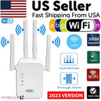 WiFi Range Extender Internet Booster Network Router Wireless Signal Repeater Pi-Mart