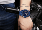 Men's  Luxury Stainless steal Waterproof Watch With Day And Date Display Unique Design Perfect Gift In Modern Metal Men  Wrist Watch Design - SJB-DIAMOND ELITES