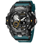 Sport Watch For Men WIth  Dual Time Waterproof 50M Miliatry Watches Chronograph Alarm Army Wristwatch - SJB-DIAMOND ELITES
