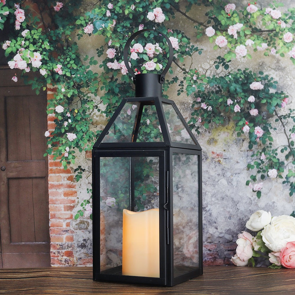 16"High Stainless Steel Candle Lanterns Lootquake LLC