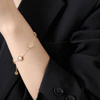 Flower Charm Bracelets Pi-Mart