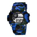 Shock Military Army Mens Watch In Camouflage  Style With LED Digital Back Light With Luminous  Effect - SJB-DIAMOND ELITES