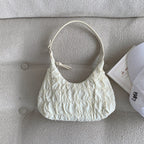 small shoulder bag cream puff bag pleated bag hobo - SJB-DIAMOND ELITES
