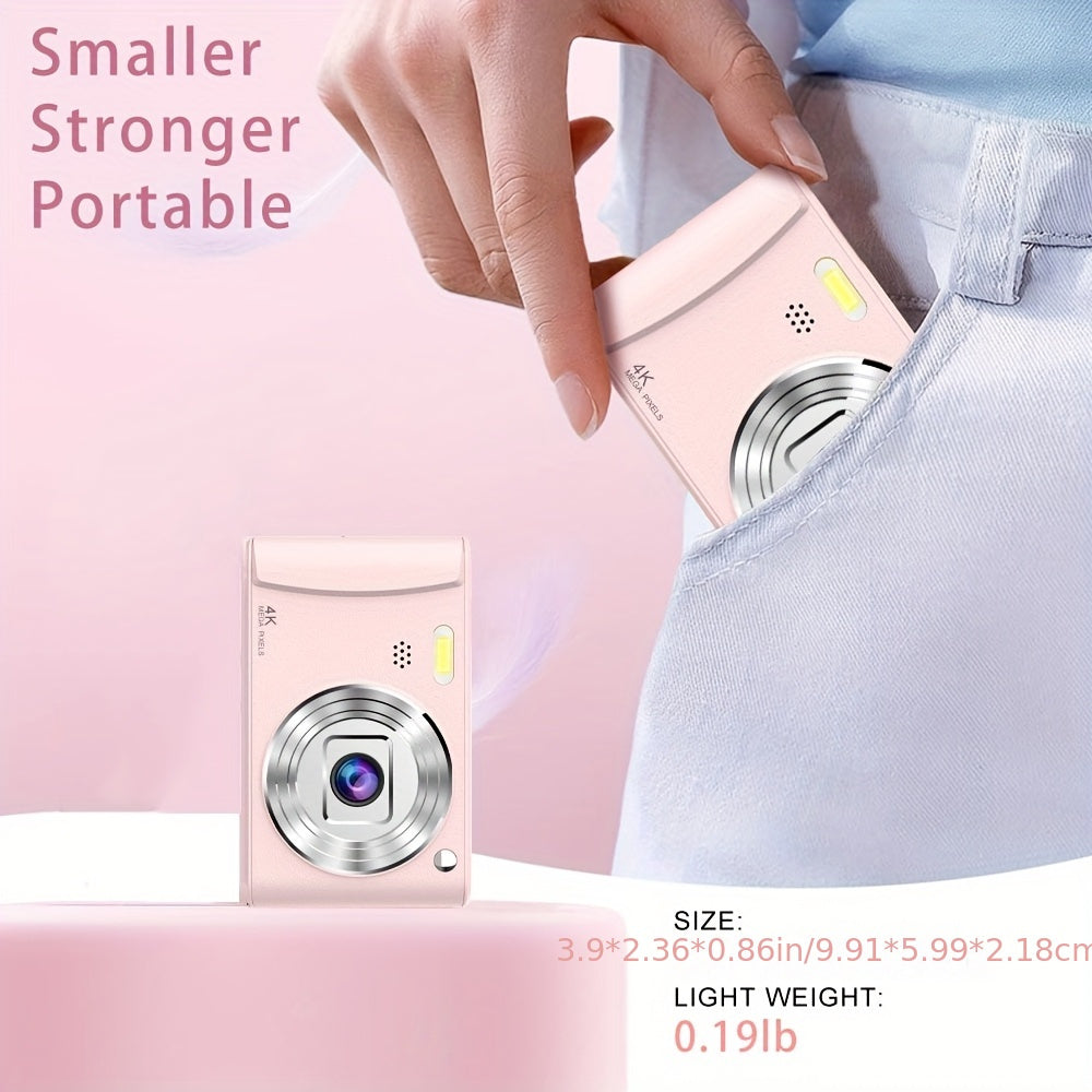 [1080P HD Digital Camera] 1080P HD Digital Camera for Vlogging | 2.4 Inch LCD Rechargeable Camera Photography Suitable for Beginners | Equipped with 32G TF Card Support Photos, Videos and Webcam Thanksgiving and New Year Gift Lootquake LLC