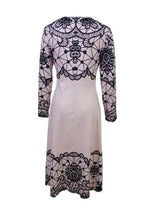 Ladies' Round Neck Printed Fashionable Dress - SJB-DIAMOND ELITES