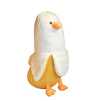 Cartoon Fruit Banana Avocado Big White Goose Doll Toy Pi-Mart