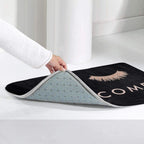 Bathroom Non Slip Super Soft Absorbent Coral Velvet Floor Mat