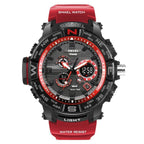 New Luxury Sport Watch With Dual Display LED Digital Analog Electronic Quartz  Display and Waterproof 30M protection - SJB-DIAMOND ELITES