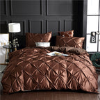 Three-piece Solid Color Bed Sheet Duvet Cover Pi-Mart