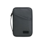 Large capacity passport bag, multi-function document storage bag, PU waterproof travel storage bag, anti-theft tote certificate bag. - SJB-DIAMOND ELITES