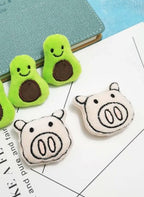 Cartoon Plush Brooch