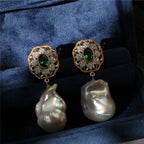 Baroque Freshwater Pearl Earrings Pi-Mart
