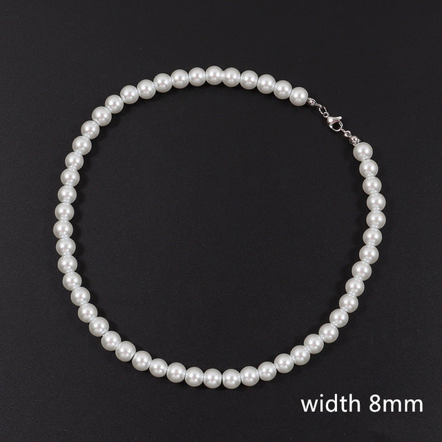 Imitation Pearl Necklace - SJB-DIAMOND ELITES
