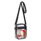 PVC transparent small shoulder crossbody bag, portable waterproof shopping bag, beach multi-functional storage bag - SJB-DIAMOND ELITES