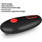 Electric Can Opener Automatic Jar Bottle Can Machine One Touch Portable Kitchen Hand Free Opening Opener Tool Gadgets Pi-Mart