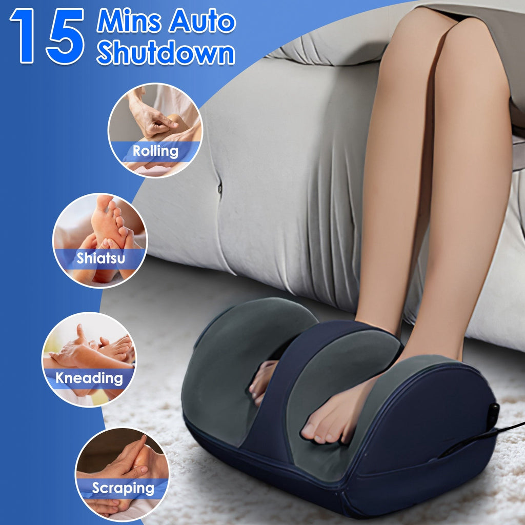 1Pc Shiatsu Foot Massager With Heat Foot Calf Thigh Arm Massager Machine With 3 Modes 3 Intensity Levels Gifts For Mom Dad Lover Lootquake LLC