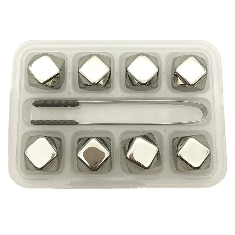 Stainless Steel Ice Cube Rhombus Quick-frozen Cold Wine Pi-Mart