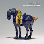 Tang Sancai New Chinese Style Ceramic Horse Study Living Room Hallway Horse Ornament Lootquake LLC