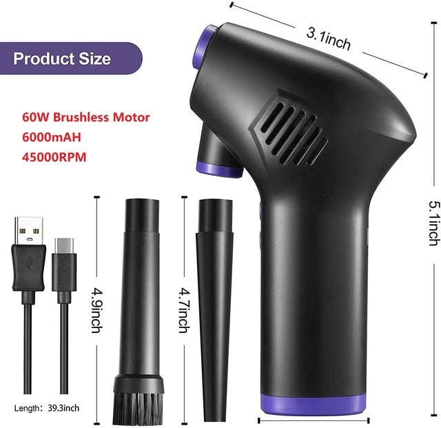 Dedusting Wireless Air Blower - SJB-DIAMOND ELITES