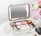 Fashionable Large Capacity Cosmetic Case With Light