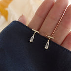 Simple Bright One Word Earring Temperament Earring