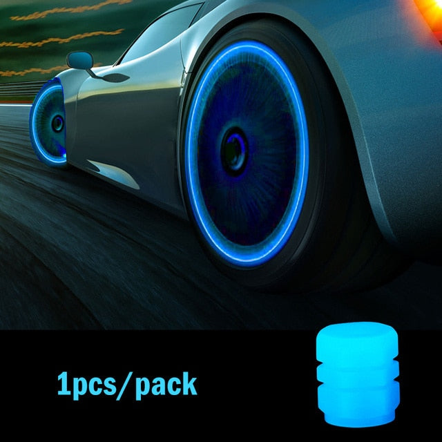 Fluorescent Night Glowing Valve Caps - SJB-DIAMOND ELITES