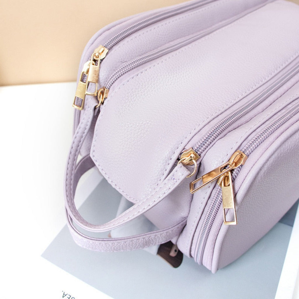 Makeup bag with compartments, Multifunctional cosmetic bag women's large capacity, portable storage bag, partition travel toilet bag, makeup bag organizer, - SJB-DIAMOND ELITES