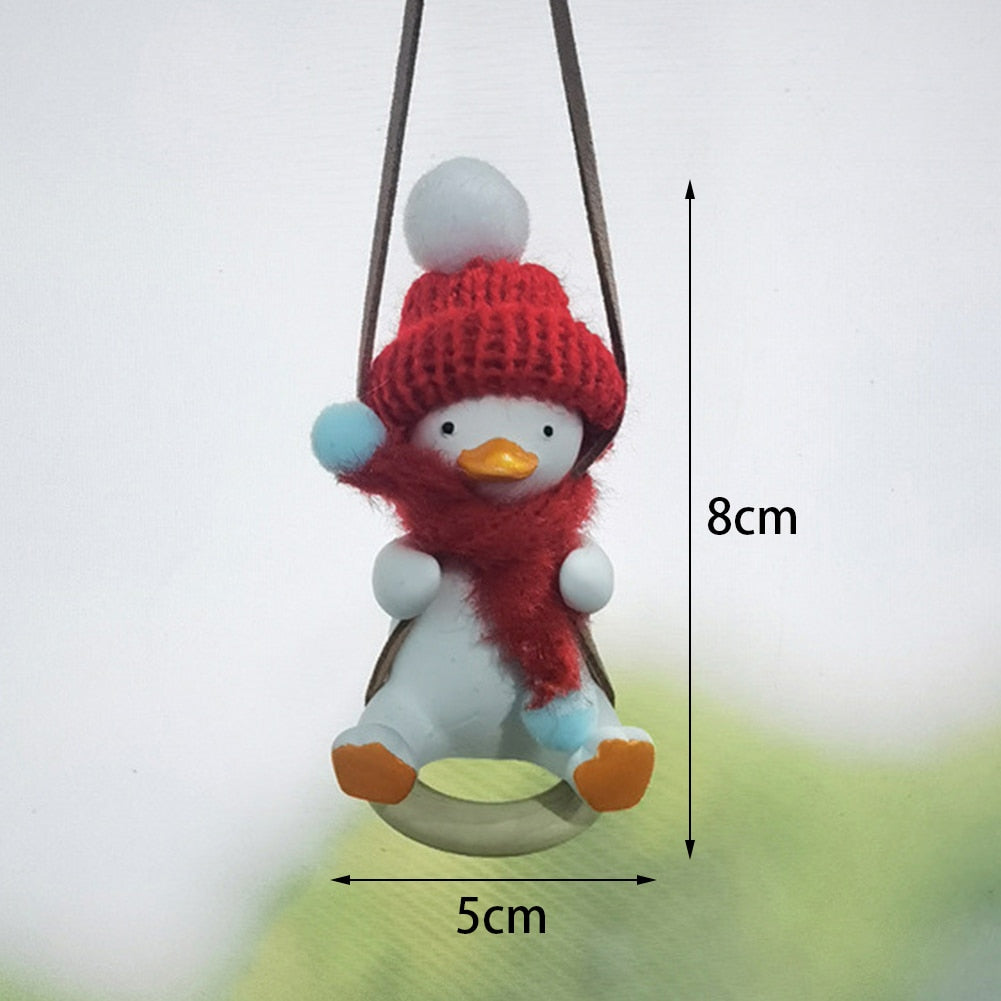 Cool Knit Cap Duck Car Pendant - SJB-DIAMOND ELITES