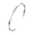 Unisex Stainless Steel Bangle Bracelet Pi-Mart