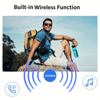 Smart Video Glasses 1080P HD Camera Glasses with Wireless Headset, Open Ear Speaker, AI Real-Time Translation Support 110+ Languages 102° Wide-angle, Sports Outdoor Glasses for Biking, Skiing, Motorcycling, Fishing Lootquake LLC