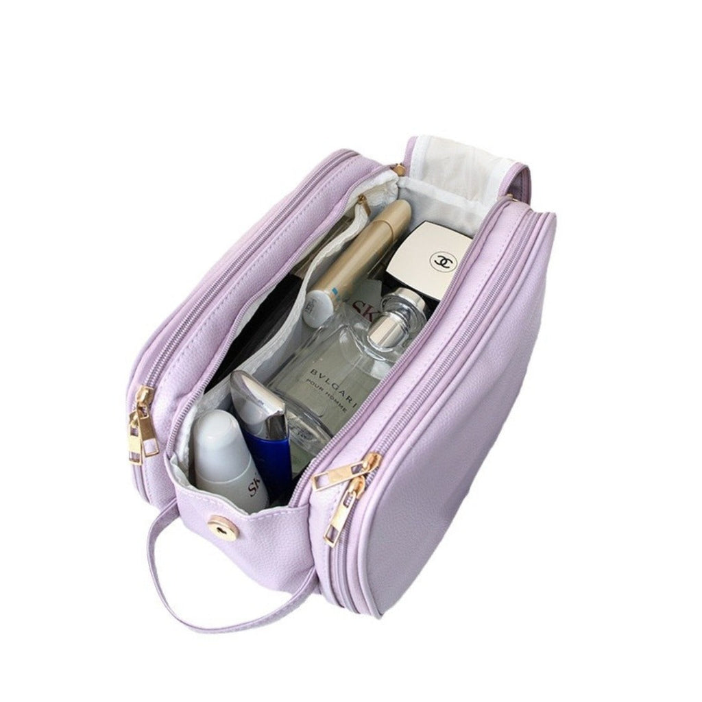 Makeup bag with compartments, Multifunctional cosmetic bag women's large capacity, portable storage bag, partition travel toilet bag, makeup bag organizer, - SJB-DIAMOND ELITES
