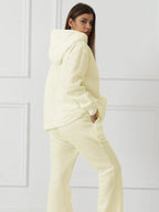 Women's Fashionable Casual Solid Color Long Sleeved Sweatshirt Set - SJB-DIAMOND ELITES